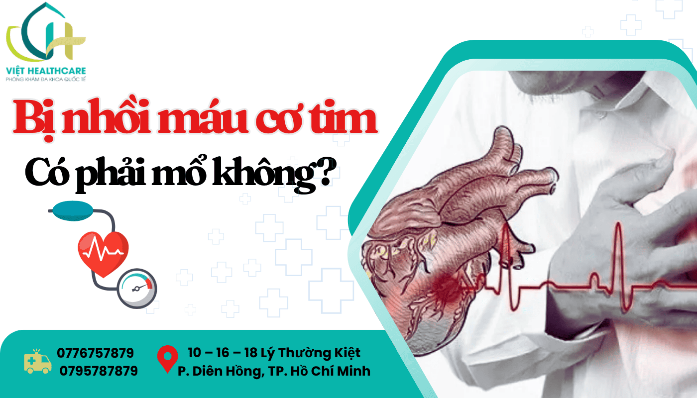 Bị nhồi máu cơ tim có phải mổ không?